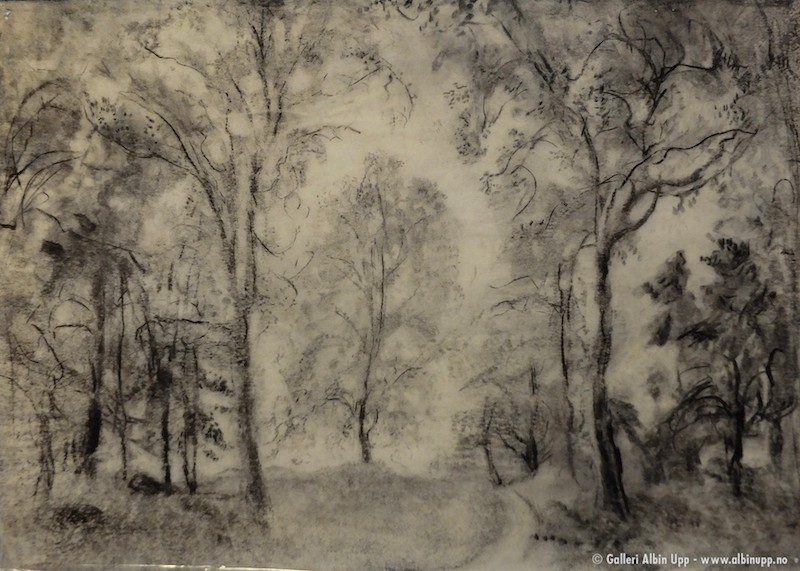 8436  Veien  42x58cm  Pris etter avtale